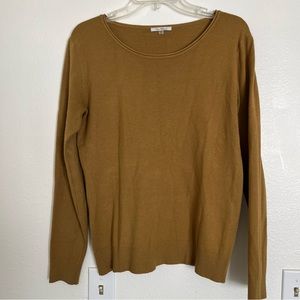 Women’s Dark Gold Long Sleeve Sweater